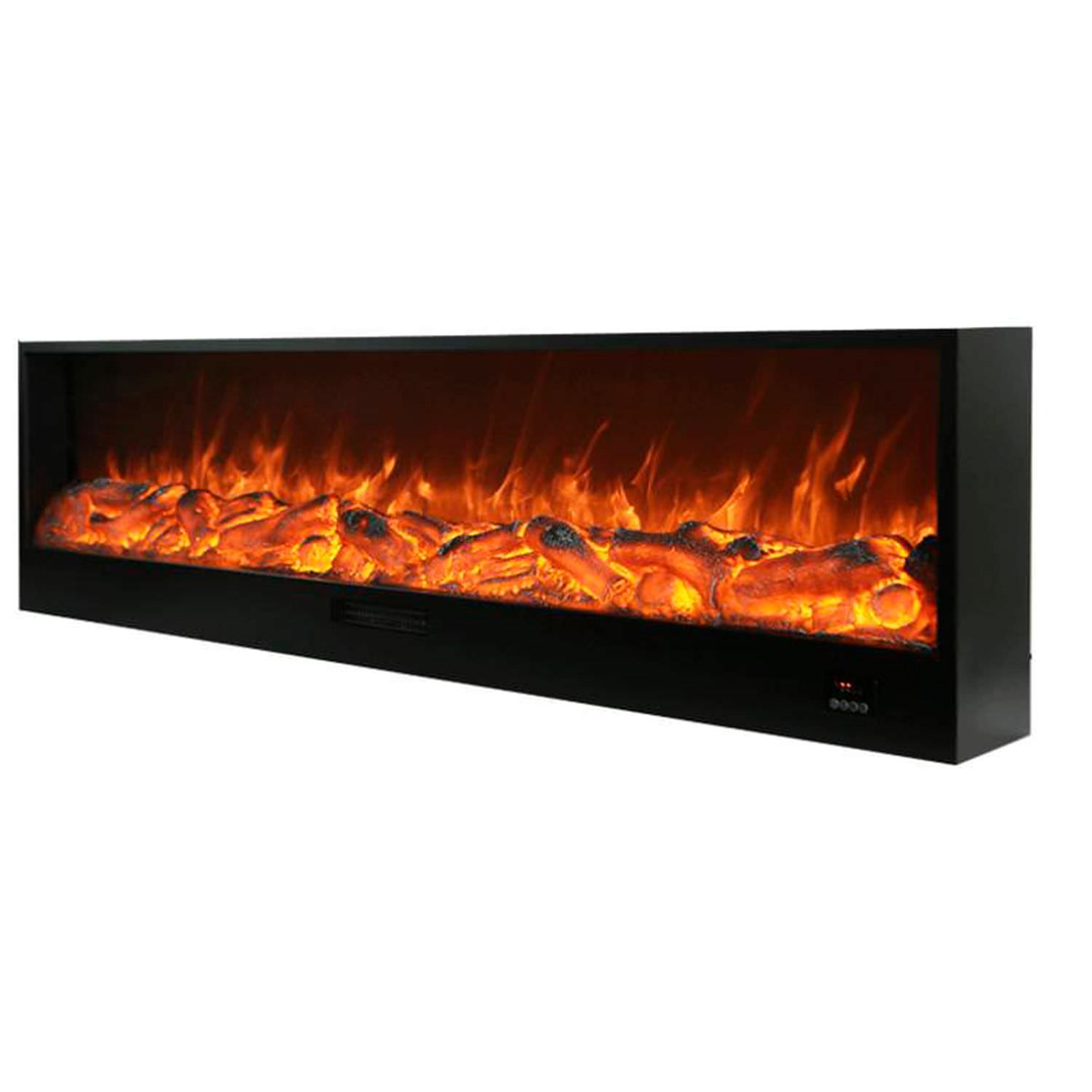CAMINETTO-AMIATA-180 - Fuego Effect Electric Fireplaces Italian Design