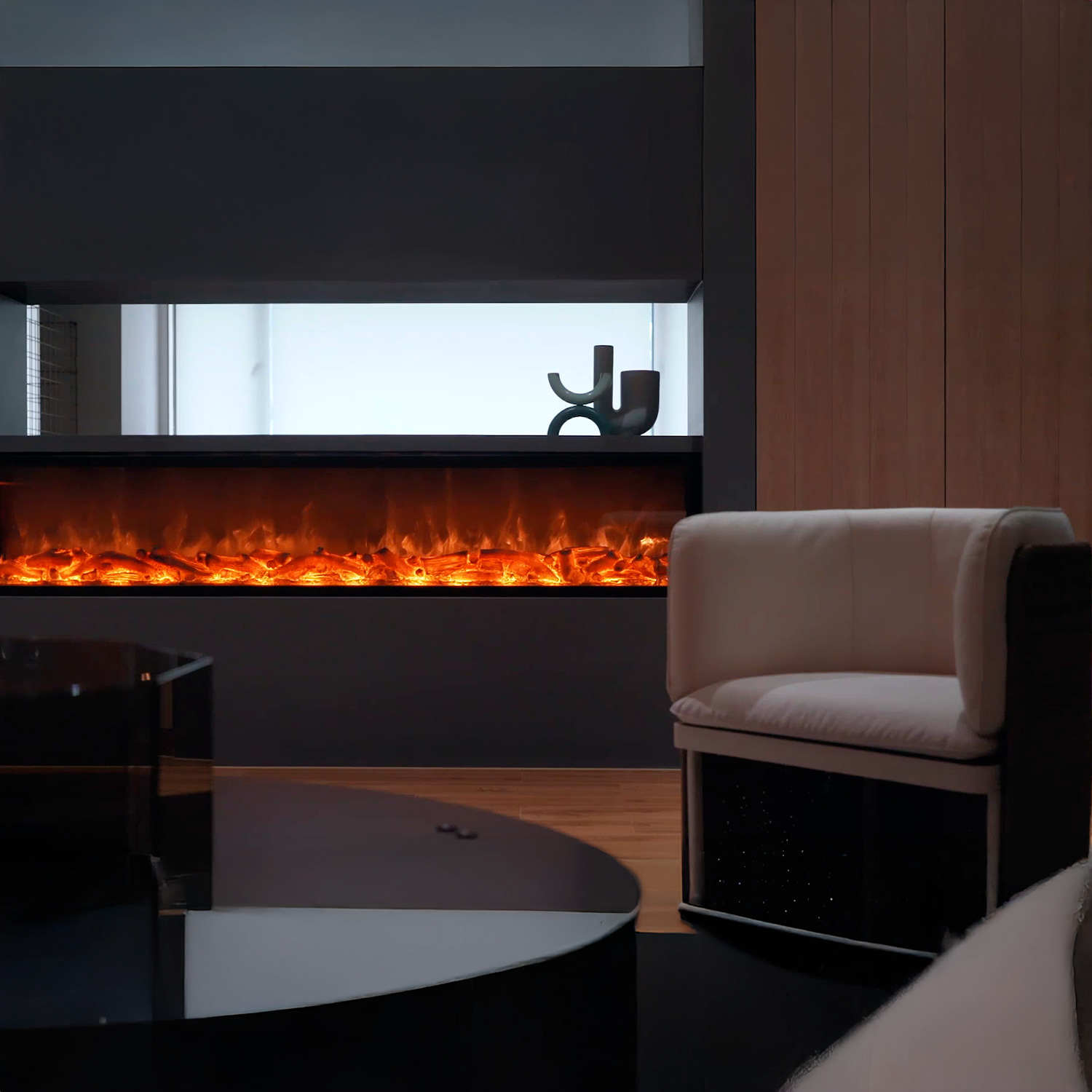 CAMINETTO-ETNA-300-3 - Fuego Effect Electric Fireplaces Italian Design