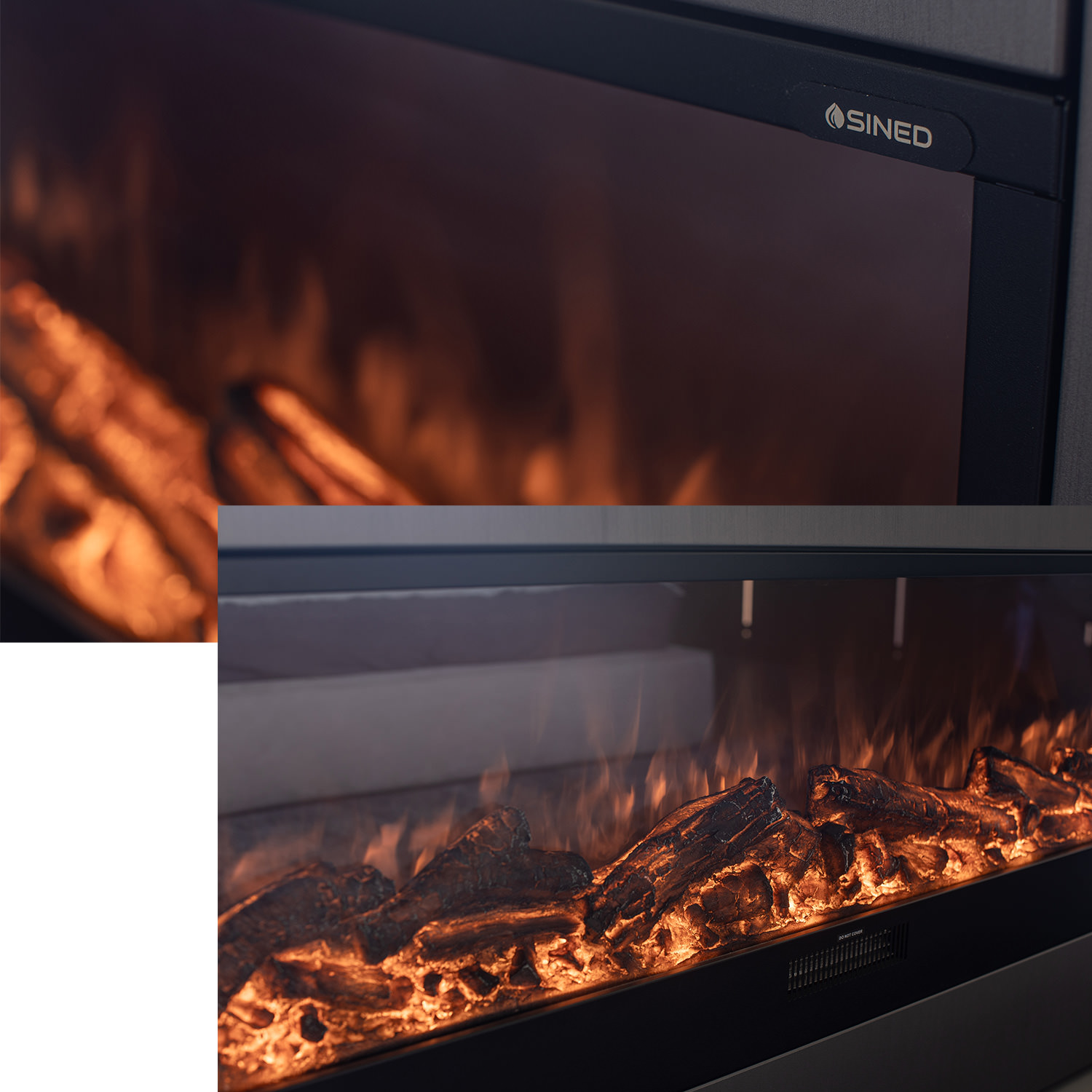 CAMINETTO-ISPICA-108-2 - Fuego Effect Electric Fireplaces Italian Design