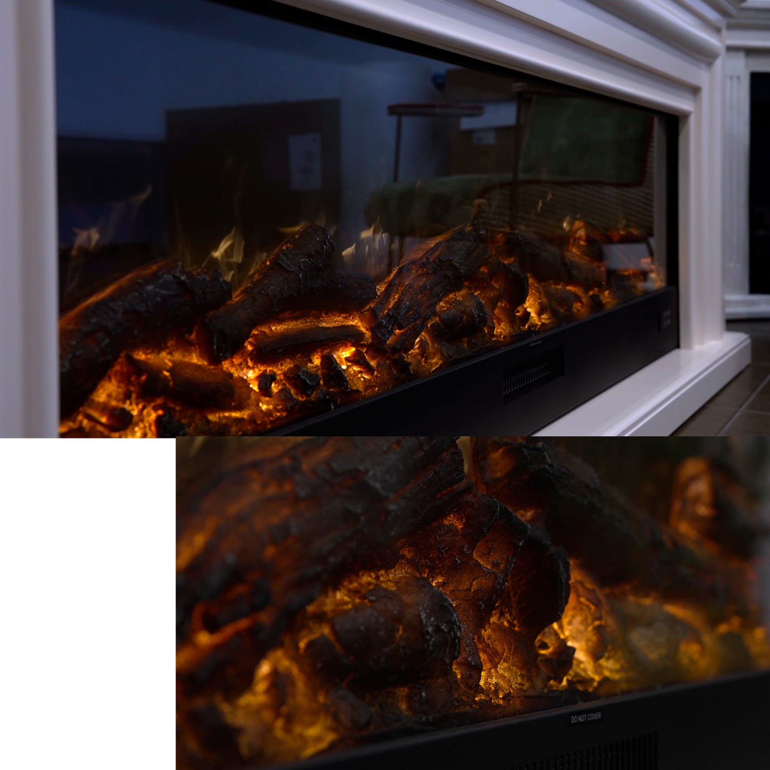 CAMINETTO-ISPICA-108-3 - Fuego Effect Electric Fireplaces Italian Design