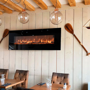 CAMINETTO-PARETE-APRICA-ambientata - Fuego Effect Electric Fireplaces Italian Design