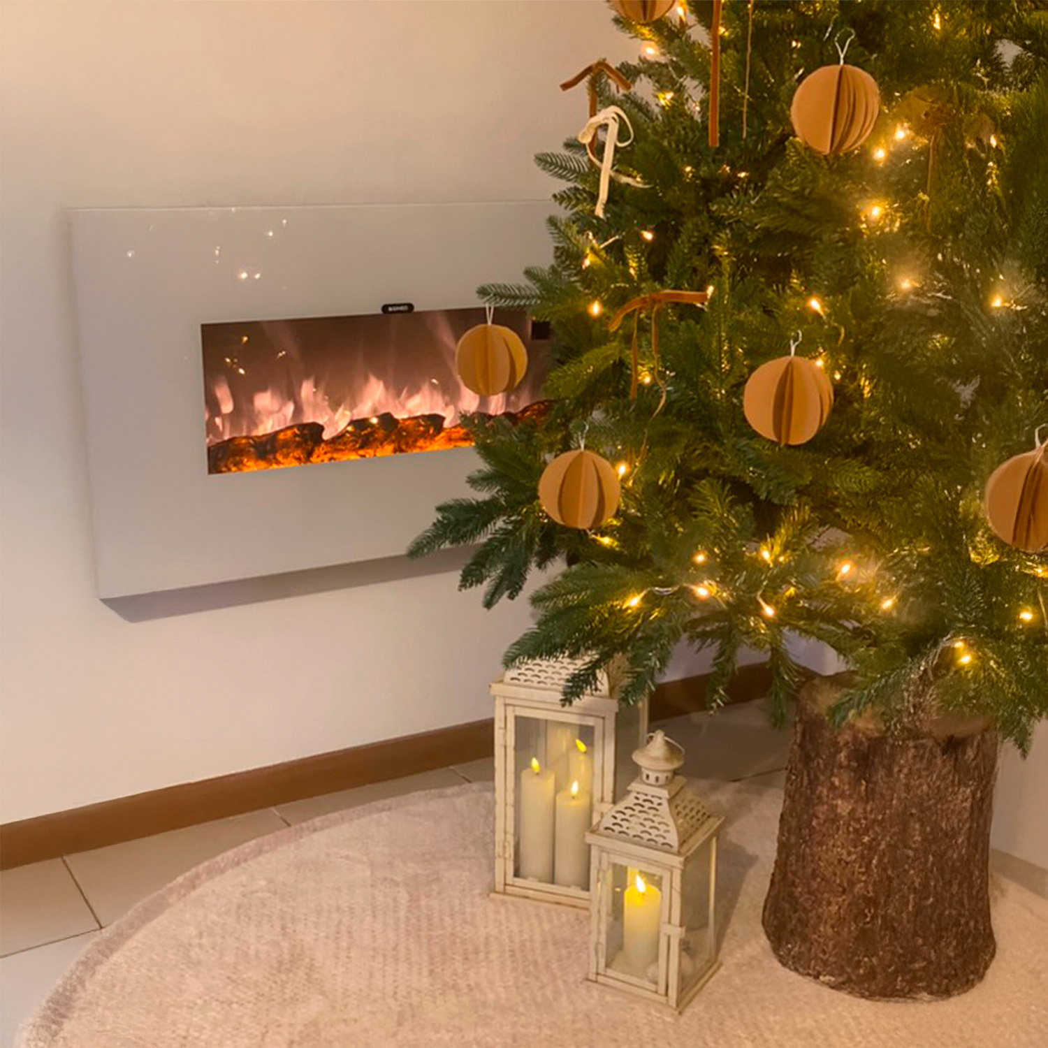 CAMINETTO-PARETE-MONTE-BIANCO-2 - Fuego Effect Electric Fireplaces Italian Design