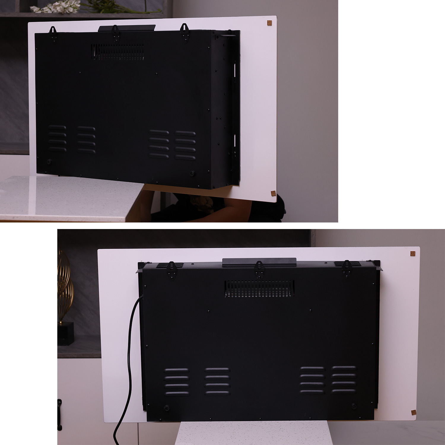 CAMINETTO-PARETE-MONTE-BIANCO-6 - Fuego Effect Electric Fireplaces Italian Design