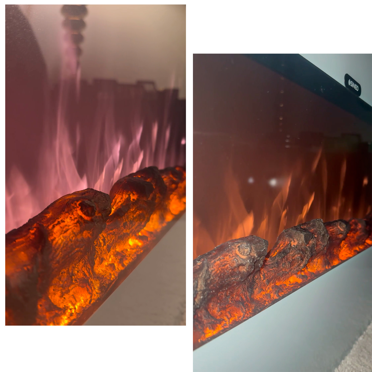 CAMINETTO-PARETE-MONTE-BIANCO-7 - Fuego Effect Electric Fireplaces Italian Design