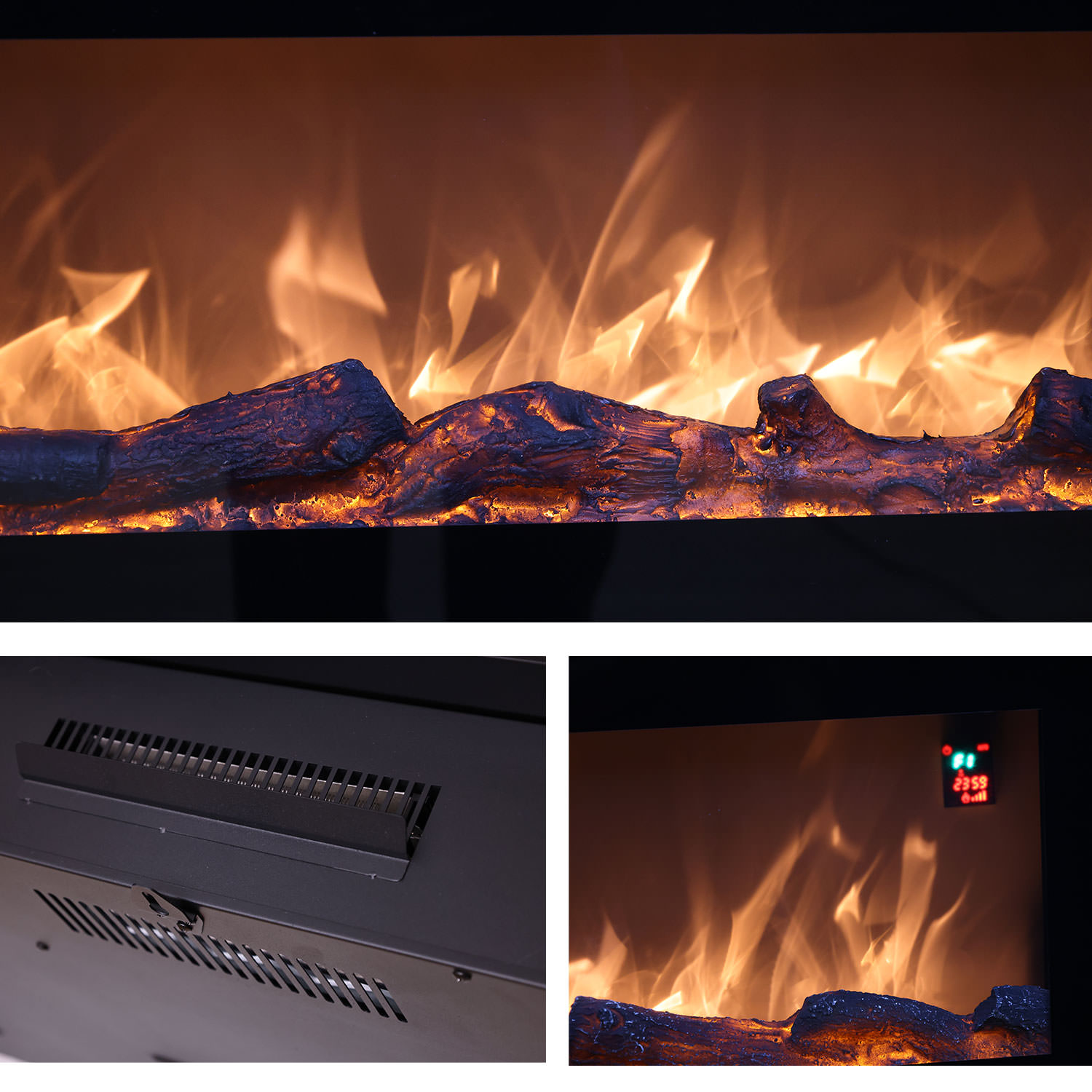 CAMINETTO-PARETE-STELVIO-8 - Fuego Effect Electric Fireplaces Italian Design