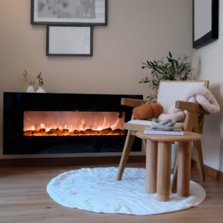 CAMINETTO-PARETE-STELVIO-ambientata - Fuego Effect Electric Fireplaces Italian Design