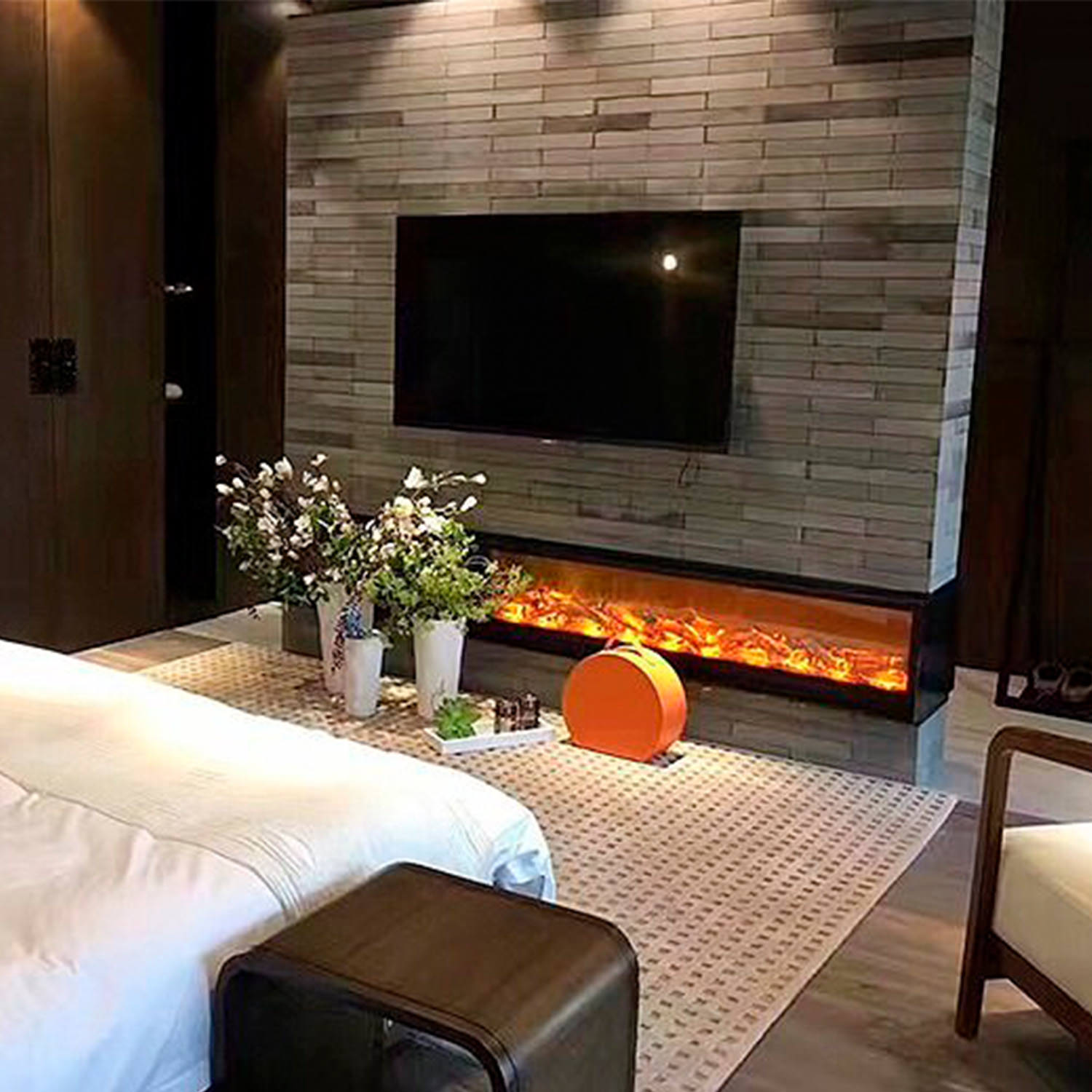 CAMINETTO-VESUVIO-200-4 - Fuego Effect Electric Fireplaces Italian Design