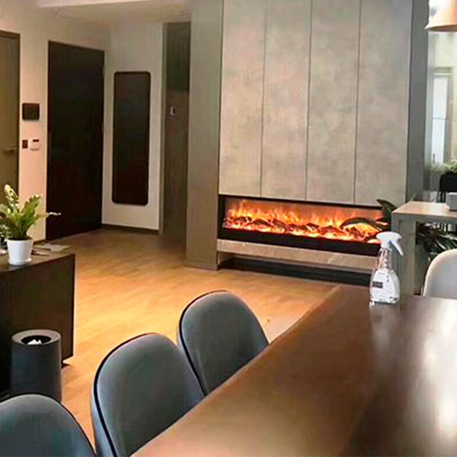 CAMINETTO-VESUVIO-200-6 - Fuego Effect Electric Fireplaces Italian Design