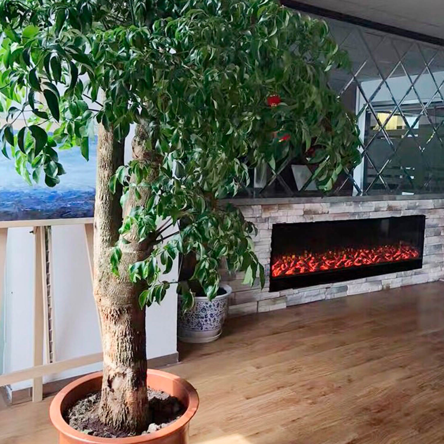 CAMINETTO-VESUVIO-200-7 - Fuego Effect Electric Fireplaces Italian Design