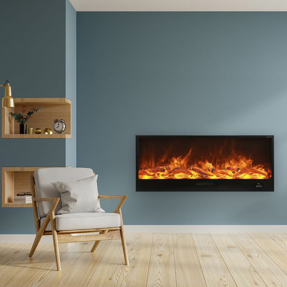 CAMINETTO-VULTURE-150-7 - Fuego Effect Electric Fireplaces Italian Design
