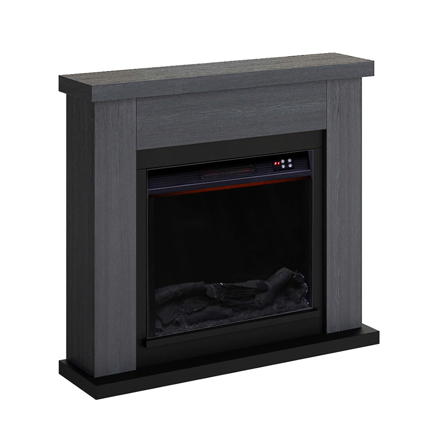 CAMINO-ASCIANO-GRIGIO-SCURO-3 - Fuego Effect Electric Fireplaces Italian Design