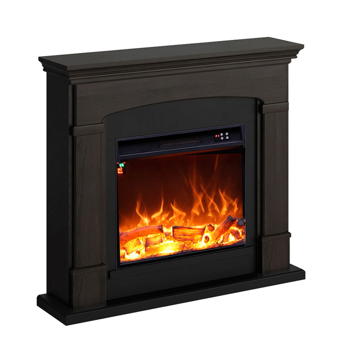 Fuego Monica Wenghe Electric Fireplace: Eleganza e Funzionalità Fireplacewenge For Wall And Floor